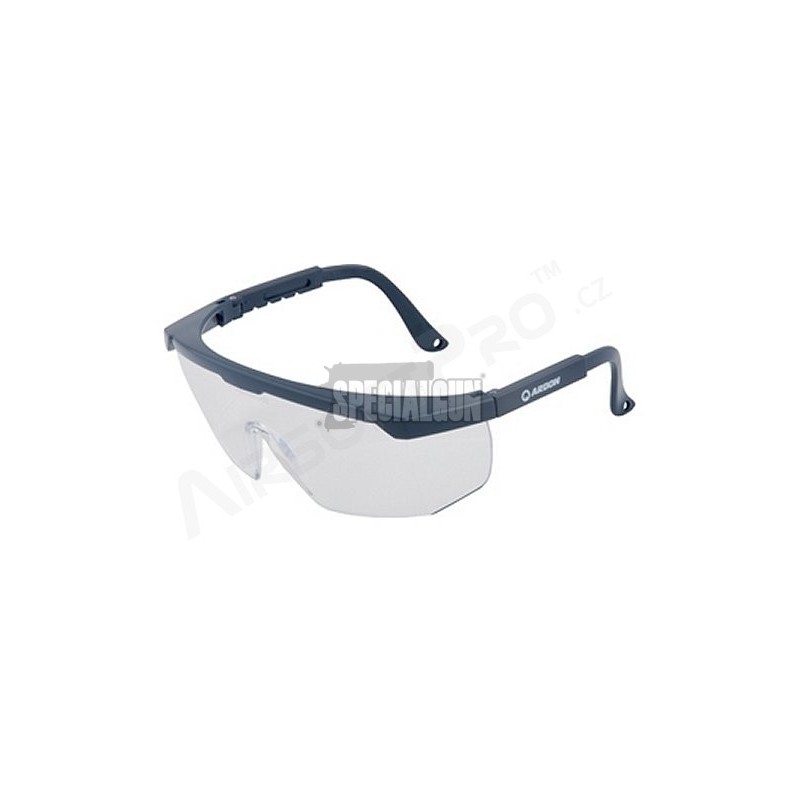 GAFAS POLIGONALES LENTE TRANSPARENTE