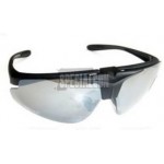 FLIP UP GLASSES CLEAR LENS ROYAL BLACK