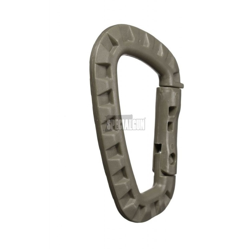 LARGE HARD PLASTIC CARABINER 101INC DESERT