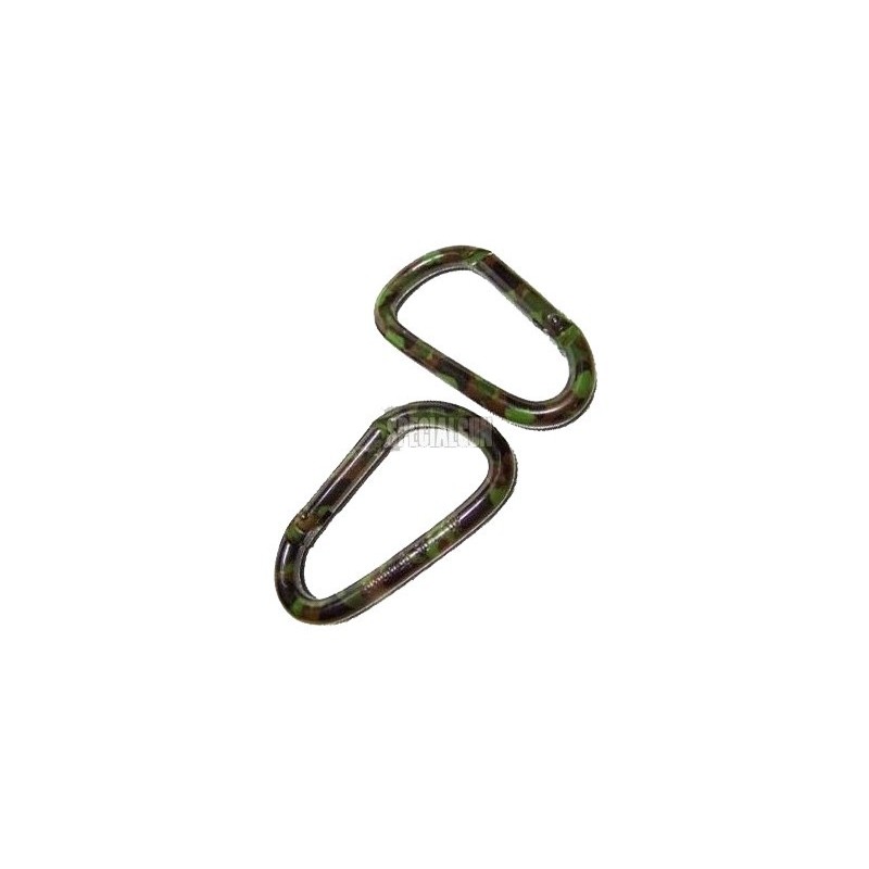 LARGE METAL CAMO CARABINER 101INC