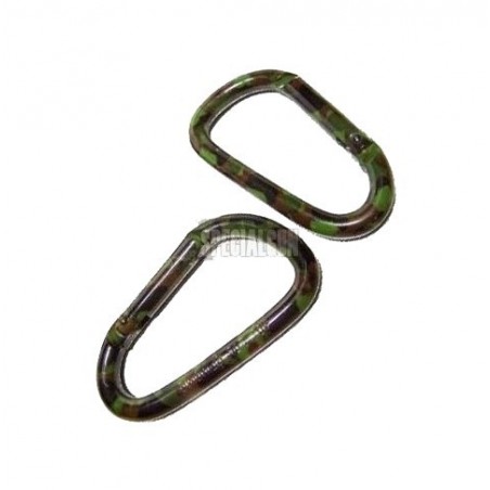 LARGE METAL CAMO CARABINER 101INC