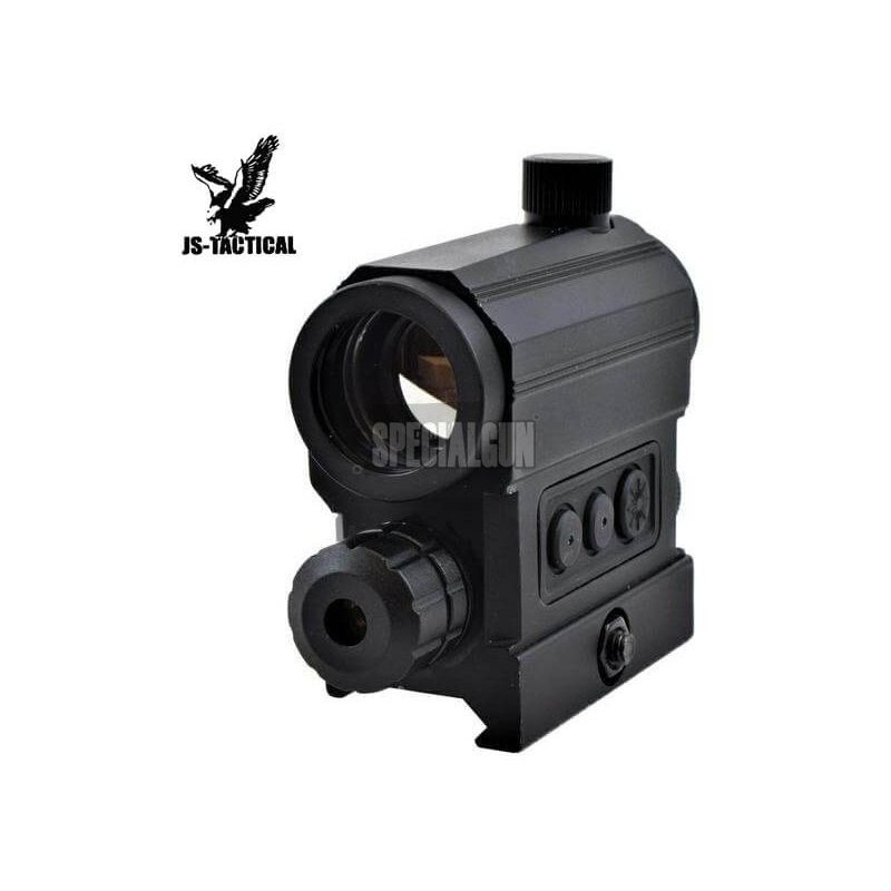 MINI PUNTO ROJO 1X22 METAL LASER INTEGRADO JS-TACTICAL