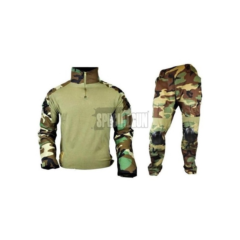 COMBAT CAMOUFLAGE JS-WARRIOR WOODLAND