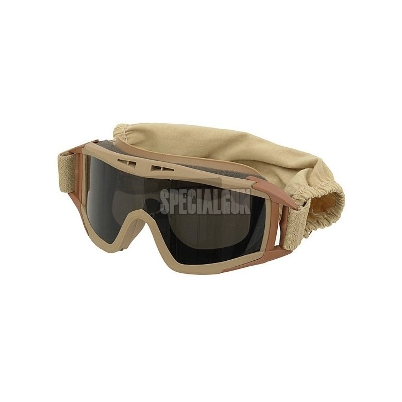 MASCHERA TACTICAL GOGGLE TAN