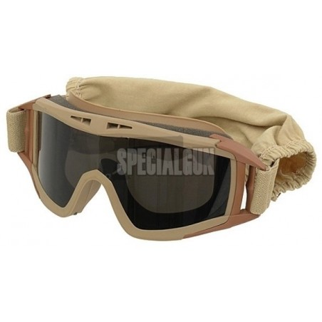 MASCHERA TACTICAL GOGGLE TAN