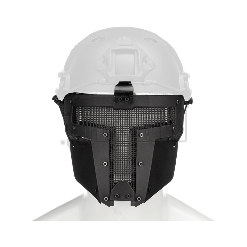 SPARTAN IRON WARRIOR MESH MASK BLACK