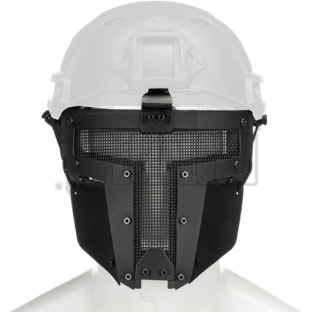 SPARTAN IRON WARRIOR MESH MASK BLACK