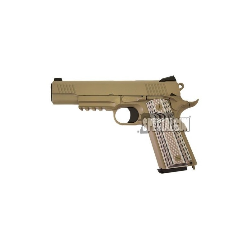 M45 A1 1911 GAS BLOWBACK FULL METAL WE TAN