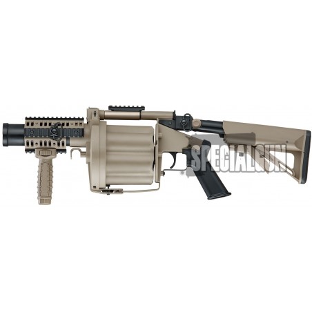 MULTIPLE GRENADE LAUNCHER MLG ICS TAN