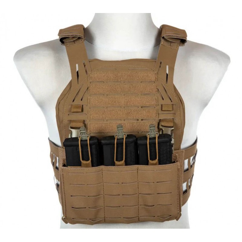 TACTICAL VEST STEGADON LASER CUT PRIMAL GEAR COYOTE BROWN