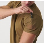 T-SHIRT TACTICAL TOPCOOL CON VELCRO HELIKON-TEX ADAPTIVE GREEN