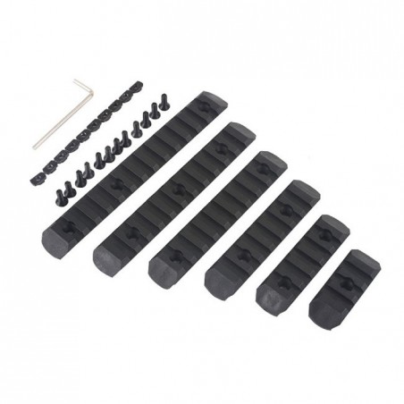 SET SLITTE per MLOK E KEYMOD 6-PACK