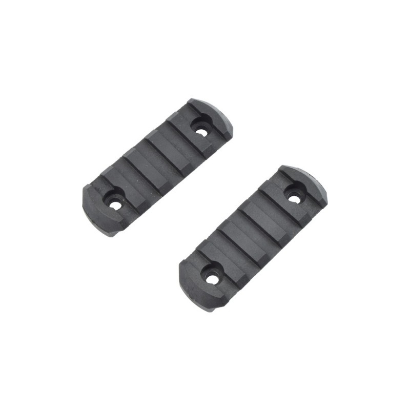 SET SLITTE IN POLIMERO 5 SLOT PER M-LOK CLASSIC ARMY NERO