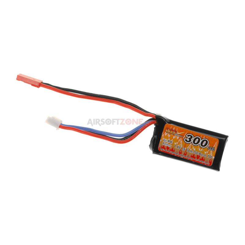 BATTERIA LIPO 7.4V 300 mAH 35C PER HPA VB POWER