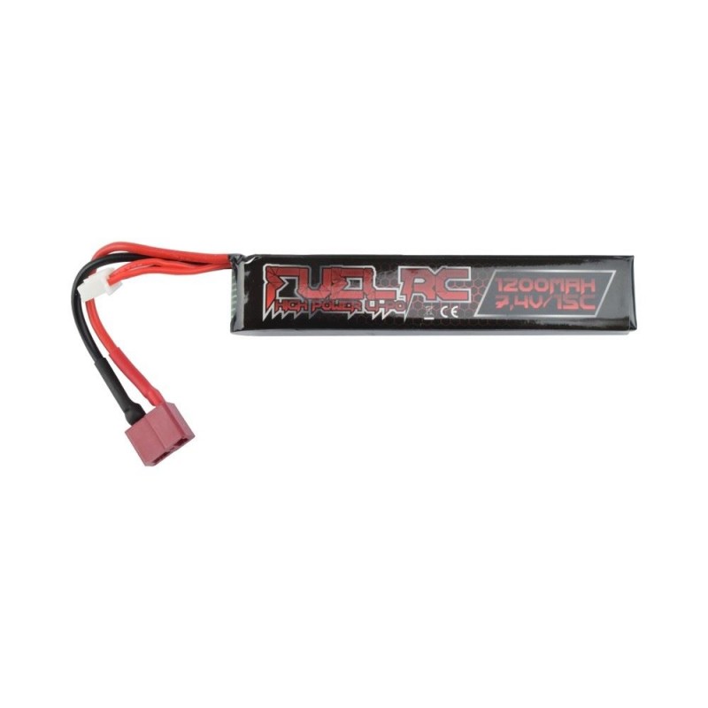 BATTERIA LIPO 7.4V 1200 mAH 15C FUEL DEANS