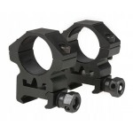 ANELLI OTTICA 30mm BASSI PER RIS IN METALLO (2PZ) THETA OPTICS