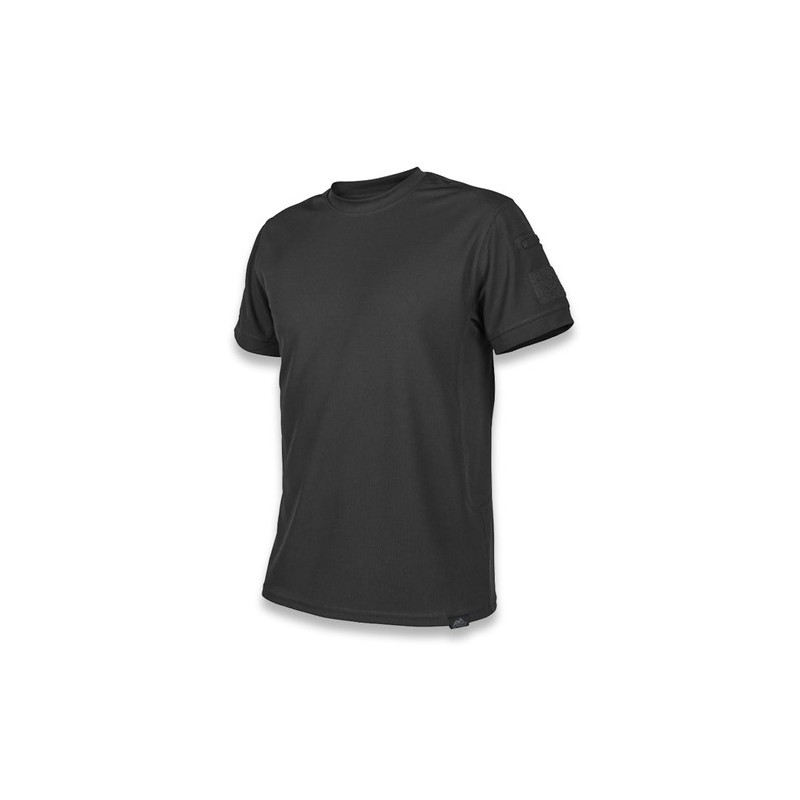 T-SHIRT TACTICAL TOPCOOL CON VELCRO HELIKON-TEX NERO