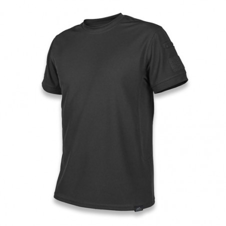 T-SHIRT TACTICAL TOPCOOL CON VELCRO HELIKON-TEX NERO