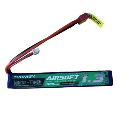 BATTERIA LIPO 7.4V 1300 mAH 25C NANO-TECH