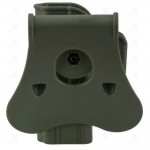 FONDINA IN POLIMERO PER GLOCK 17/18/34 DESTRA AMOMAX VERDE OD