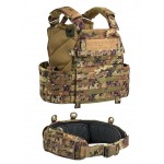 TACTICAL VEST BAV-13 CON CINTURONE MODULARE DEFCON 5 VEGETATO ITALIANO