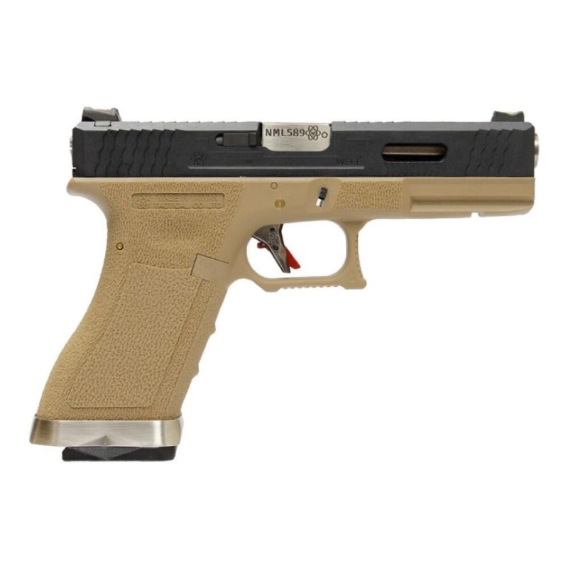 G17 FORCE SERIES GAS BLOWBACK METAL WE BLACK/GOLD