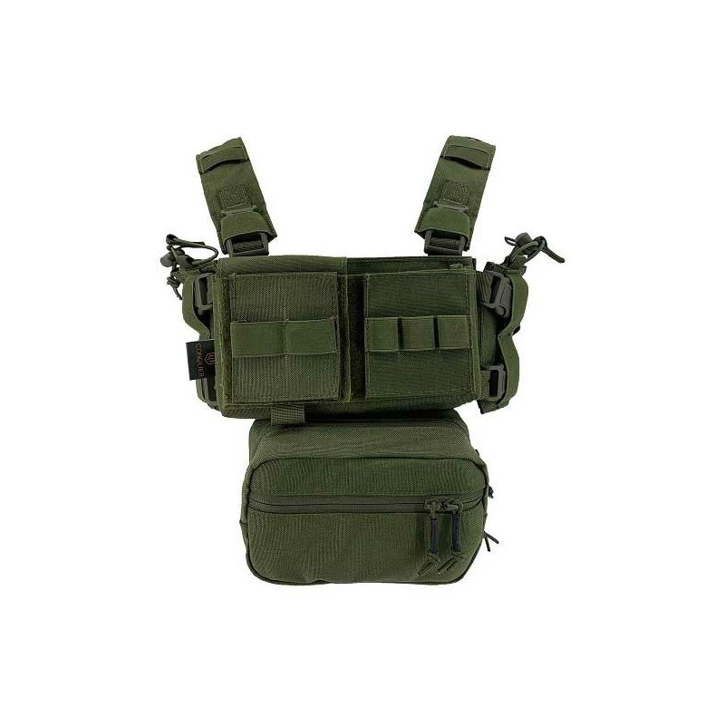 CONQUER MINI CHEST RIG VERDE OD