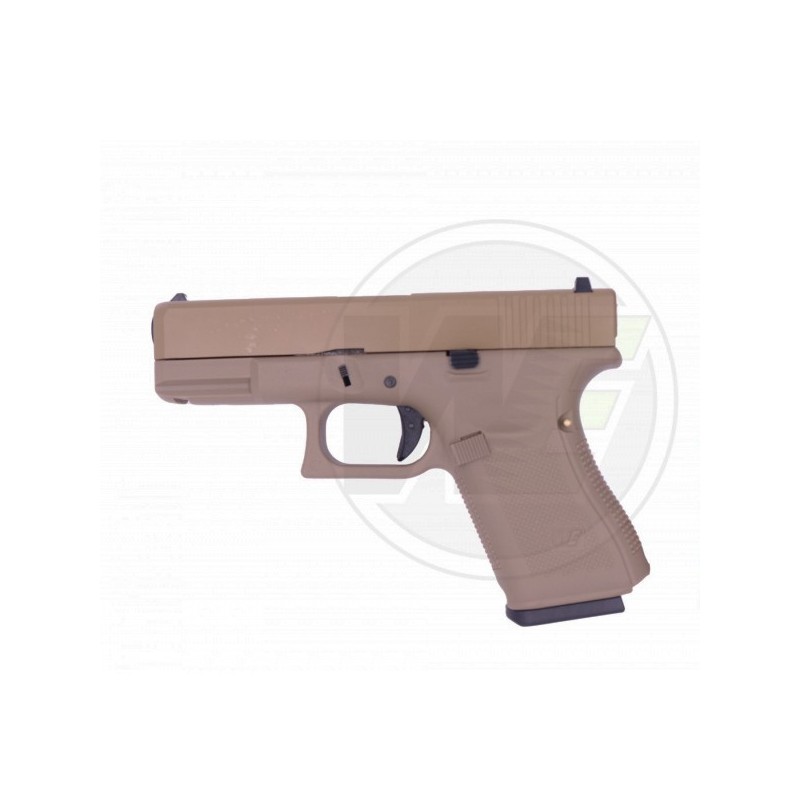 G19 SECRET GEN 5 GAS METAL BLOWBACK WE TAN