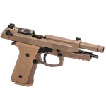 PISTOLA GAS M9 R9-4 BLOWBACK RAVEN TAN