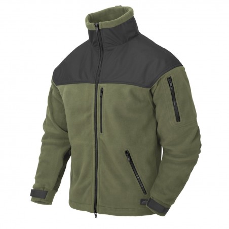 GIACCA TATTICA IN PILE CLASSIC ARMY JACKET FLEECE HELIKON-TEX OD GREEN