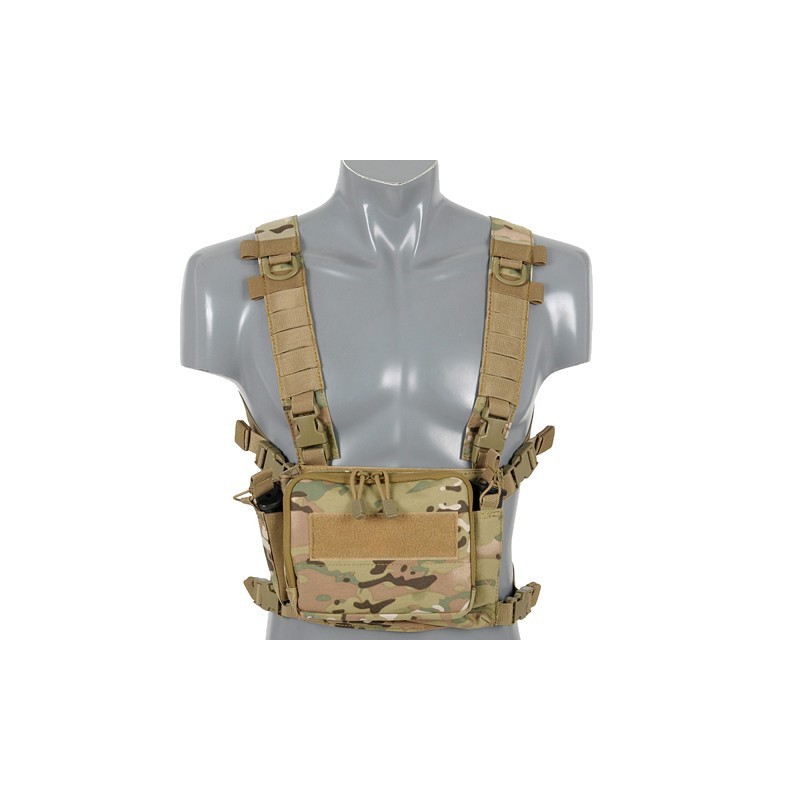 COMPACT MULTI-MISSION CHEST RIGG 8FIELDS MULTICAMO