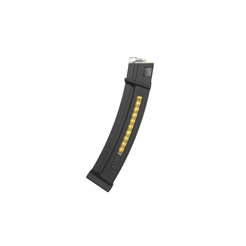 CARICATORE MONOFILARE MID-CAP 130 bb PER MP5 CYMA NERO