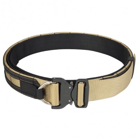 CINTURA TATTICA KINGHT BELT MOLLE CON SOTTO CINTURA WOSPORT COYOTE