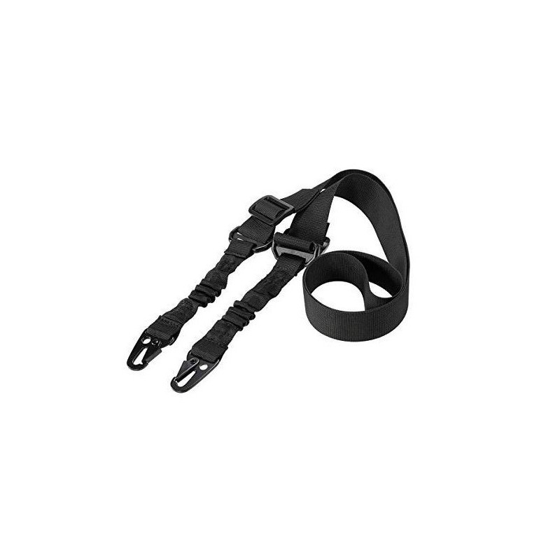 CINGHIA TATTICA BUNGEE 2 PUNTI WOSPORT NERO