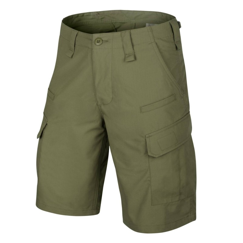 CPU® SHORTS POLYCOTTON RIPSTOP BERMUDA HELIKON-TEX OLIVE GREEN